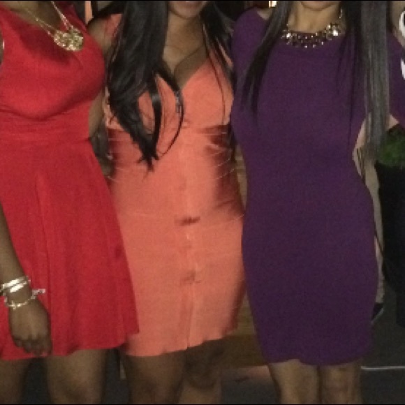 Bebe Deep V Zipper Dress - Picture 3 of 5